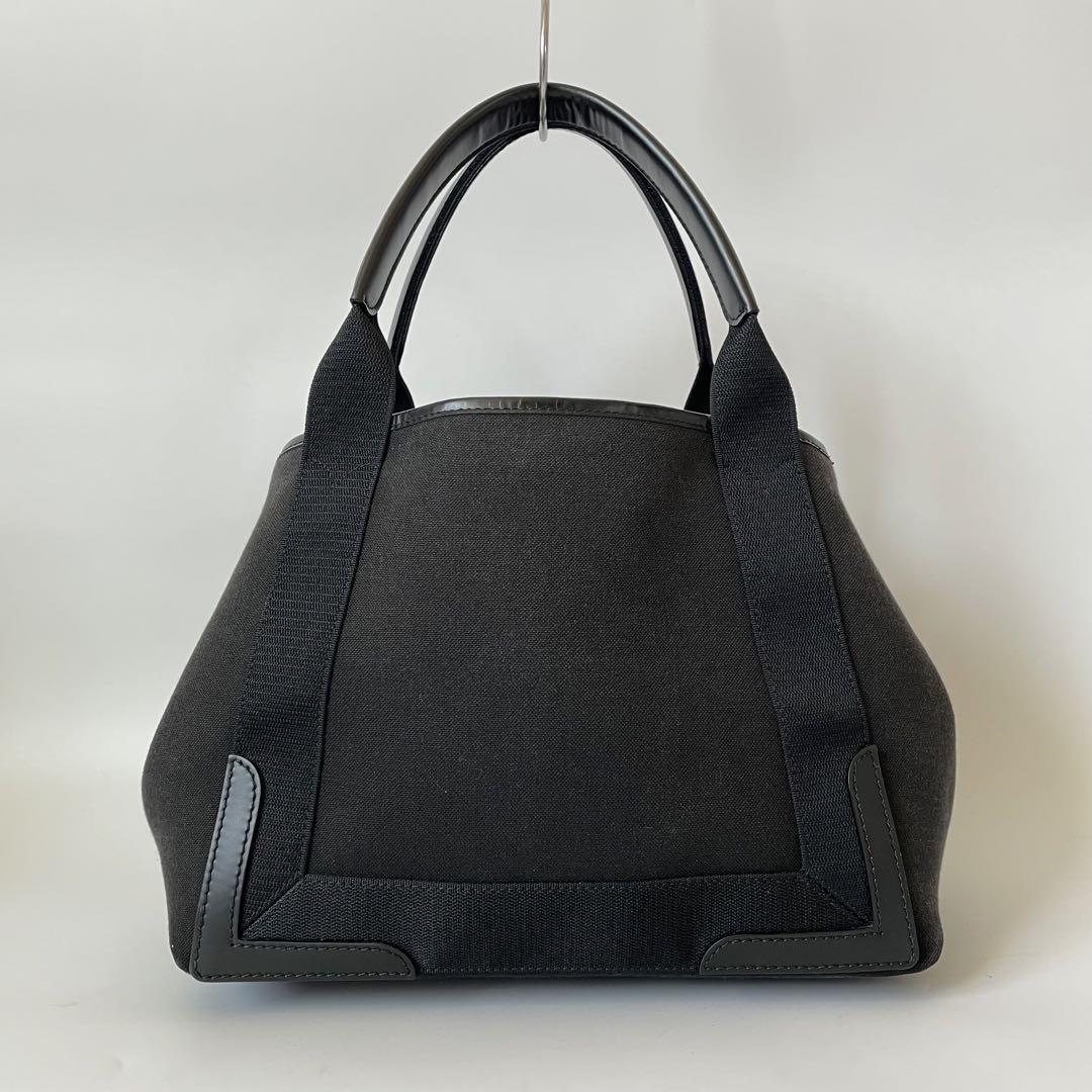 極美品・保存袋付き】バレンシアガ ネイビーカバス S トートバッグ A4
