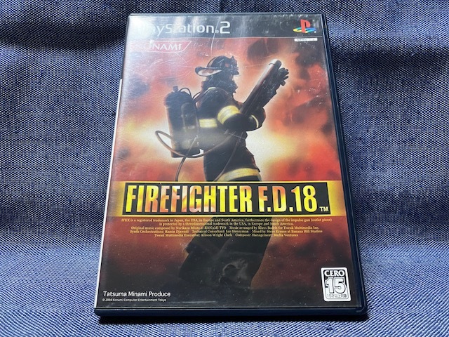 PS2*FIRE FIGHTER F.D. 18 fire - Fighter * secondhand goods * prompt decision have 