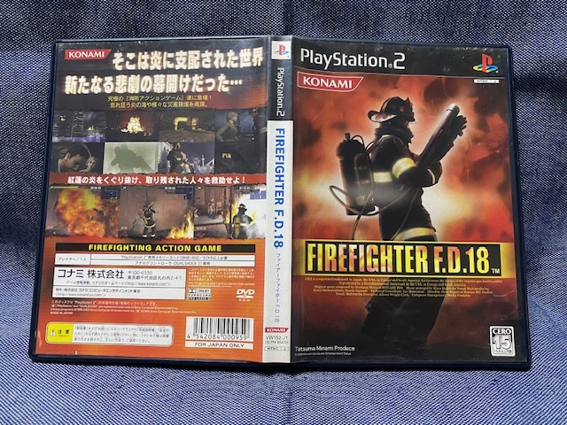 PS2*FIRE FIGHTER F.D. 18 fire - Fighter * secondhand goods * prompt decision have 