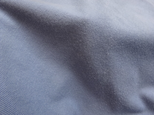 GU キッズ ガールズ かわいい肩出しデザイン半袖Tシャツ コットン 140センチ ブルー _画像9