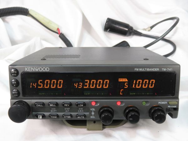 KENWOOD TM-741 50/144/430M トリプルバンド 受信バンド拡張済 KENWOOD TM-741 50/144/430M トリプルバンド 受信バンド拡張済