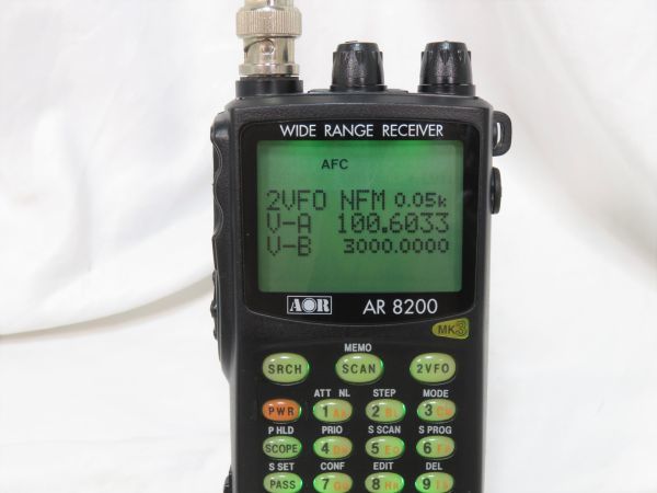 AOR AR8200-MARK3 美品 0.5-3000MHz オールモード ワイドバンド