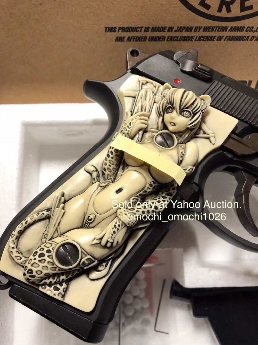 WA BERETTA M92FS カーボンブラック+ぐり子さんグリップ GBB WA BERETTA M92FS カーボンブラック+ぐり子さんグリップ GBB