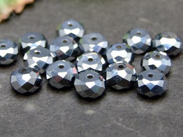 天然石　g3-1717G　高純度テラヘルツ 8粒セット 6mm×3mm AAA ボタンカット テラヘルツ 鉱石 公的機関にて検査済み 送料無料有_画像3