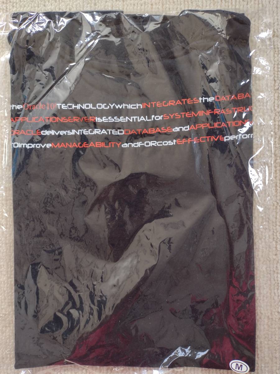 ★非売品 レア Oracle Ｔシャツ Mサイズ 新品未開封 日本オラクル AI クラウド データベース
