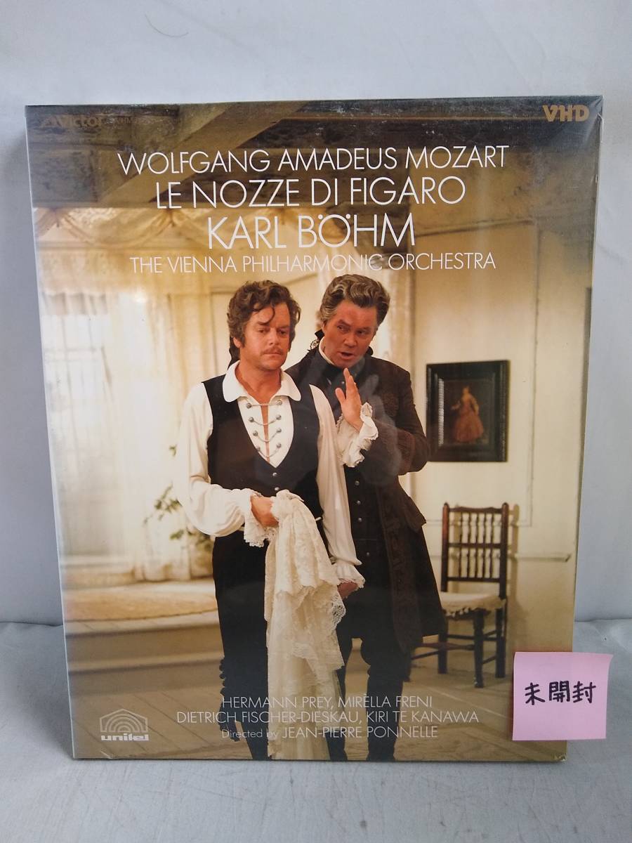 R7050　VHD・ビデオディスク　モーツァルト 歌劇「フィガロの結婚」カール・ベーム/ウィーン・フィル　未開封_画像1