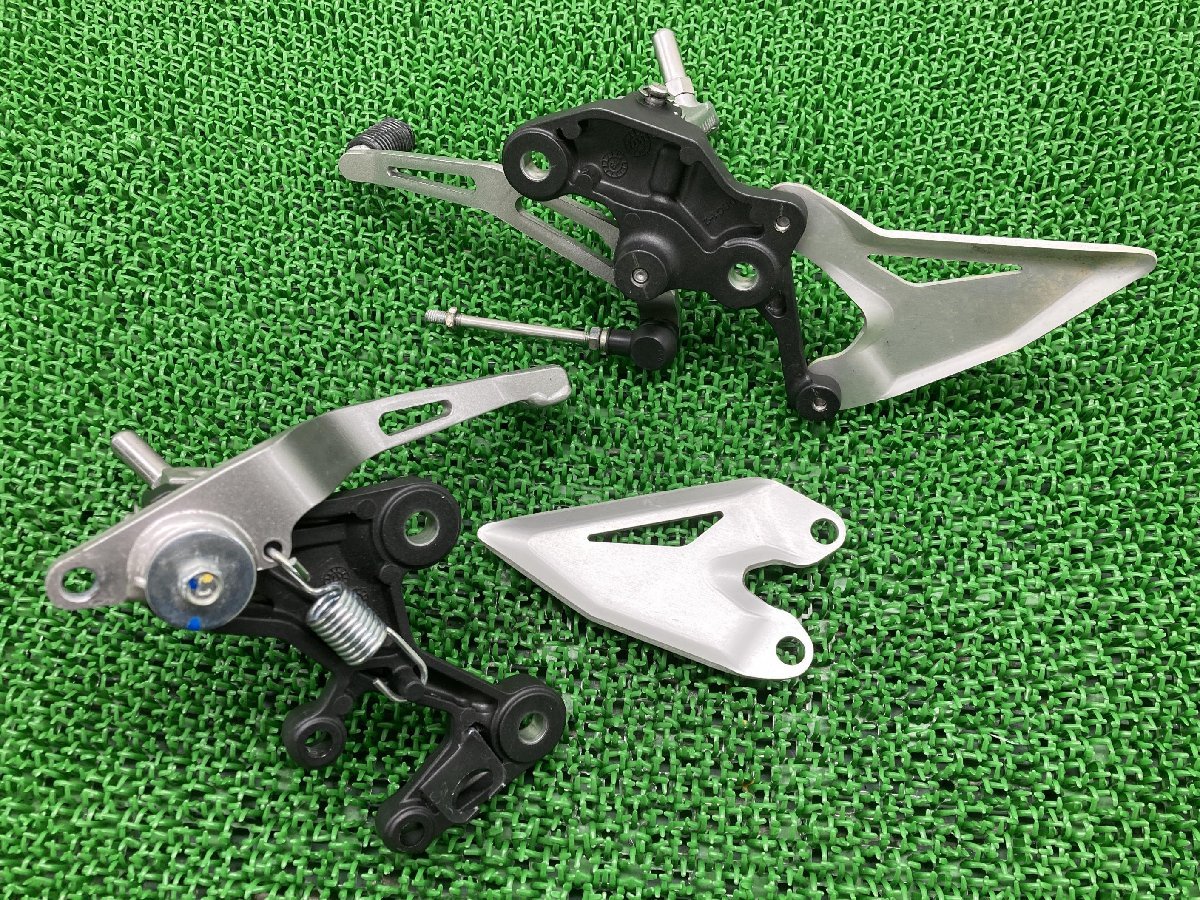 NINJA400 ステップ 左右 356/357 カワサキ 純正 中古 バイク 部品 EX400G 356 357 ニンジャ400 ブレーキペダル シフトペダル 車検 Genuine_356/357