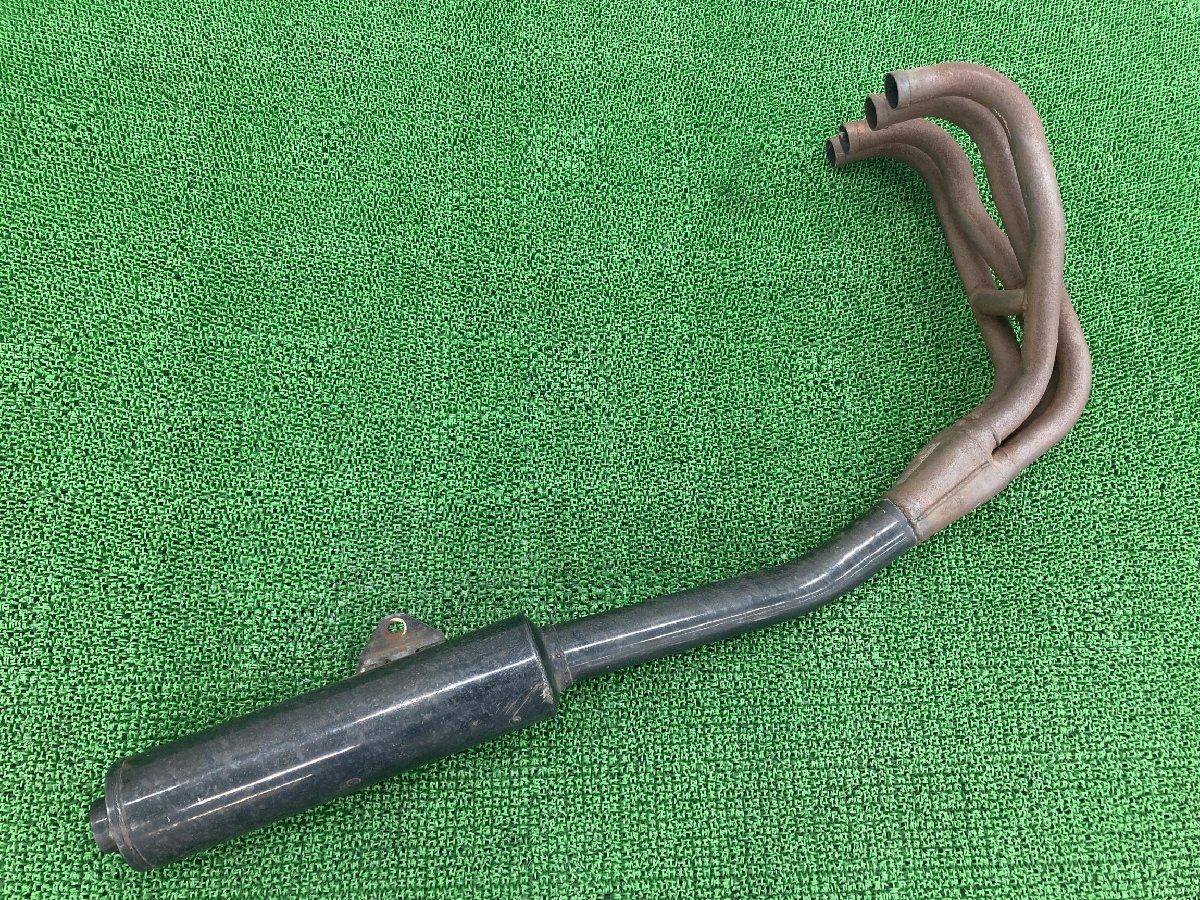 FX400R muffler K210 Kawasaki original used bike parts ZX400E functional without any problem shortage of stock rare goods that time thing vehicle inspection "shaken" Genuine