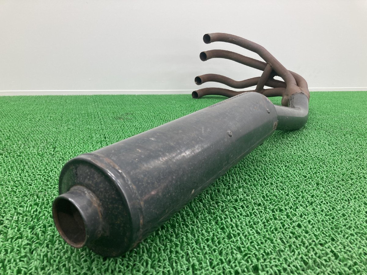 FX400R muffler K210 Kawasaki original used bike parts ZX400E functional without any problem shortage of stock rare goods that time thing vehicle inspection "shaken" Genuine