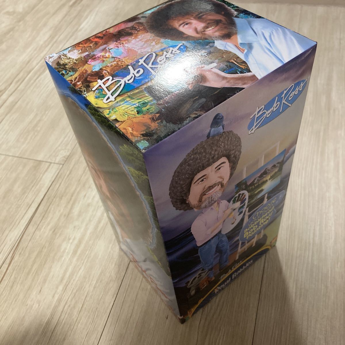 新品未開封品　画家ボブ・ロスのボブルヘッド　Bob Ross ボブロスフィギュア首振り人形　バブルヘッド_画像4