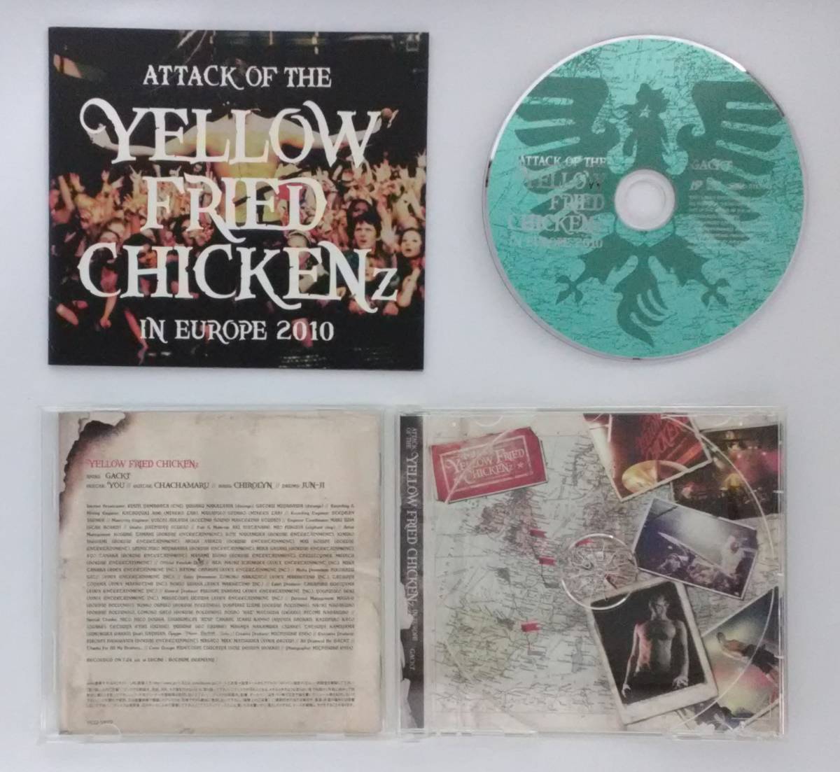 万1 08338 GACKT / ATTACK OF THE YELLOW FRIED CHICKENz IN EUROPE 2010 [CD]_画像3