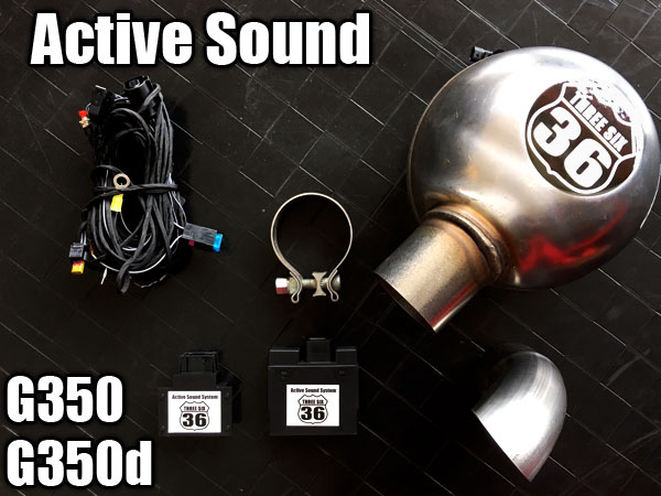 *G350 G350d*W463 active sound control exhaust G55 G550 G500 G63 G65