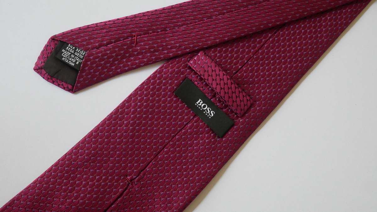 [HUGO BOSS Hugo Boss ]USED brand necktie /m53-GG4-31-35
