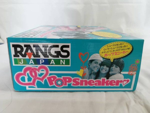 RANGS JAPAN Lange s Japan pop спортивные туфли [ ролик имеется спортивные туфли 24cm ] cutie белый не использовался * товары долгосрочного хранения 