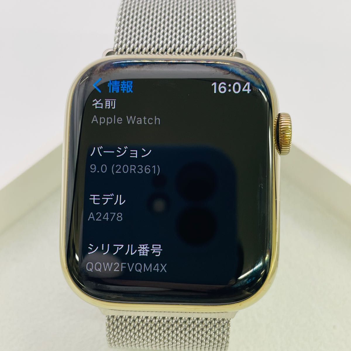 Apple Watch Series 7 ステンレススチール 45mm GPS+セルラー W1069
