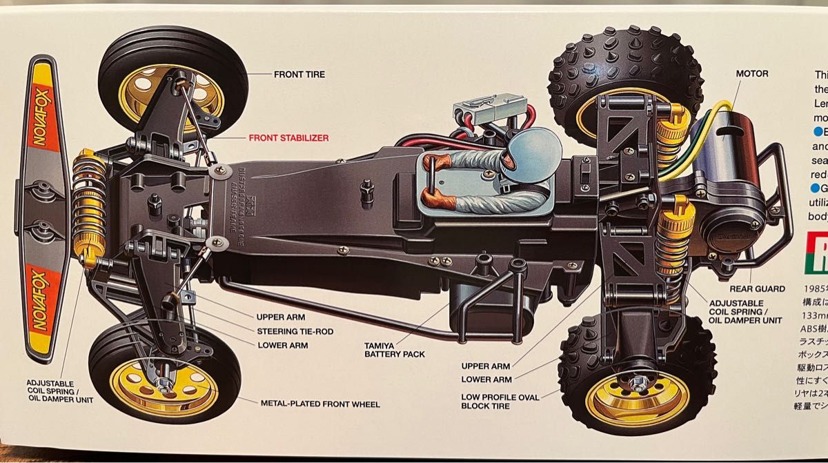 【新品未組立】タミヤ ラジコン ノバフォックス 58577