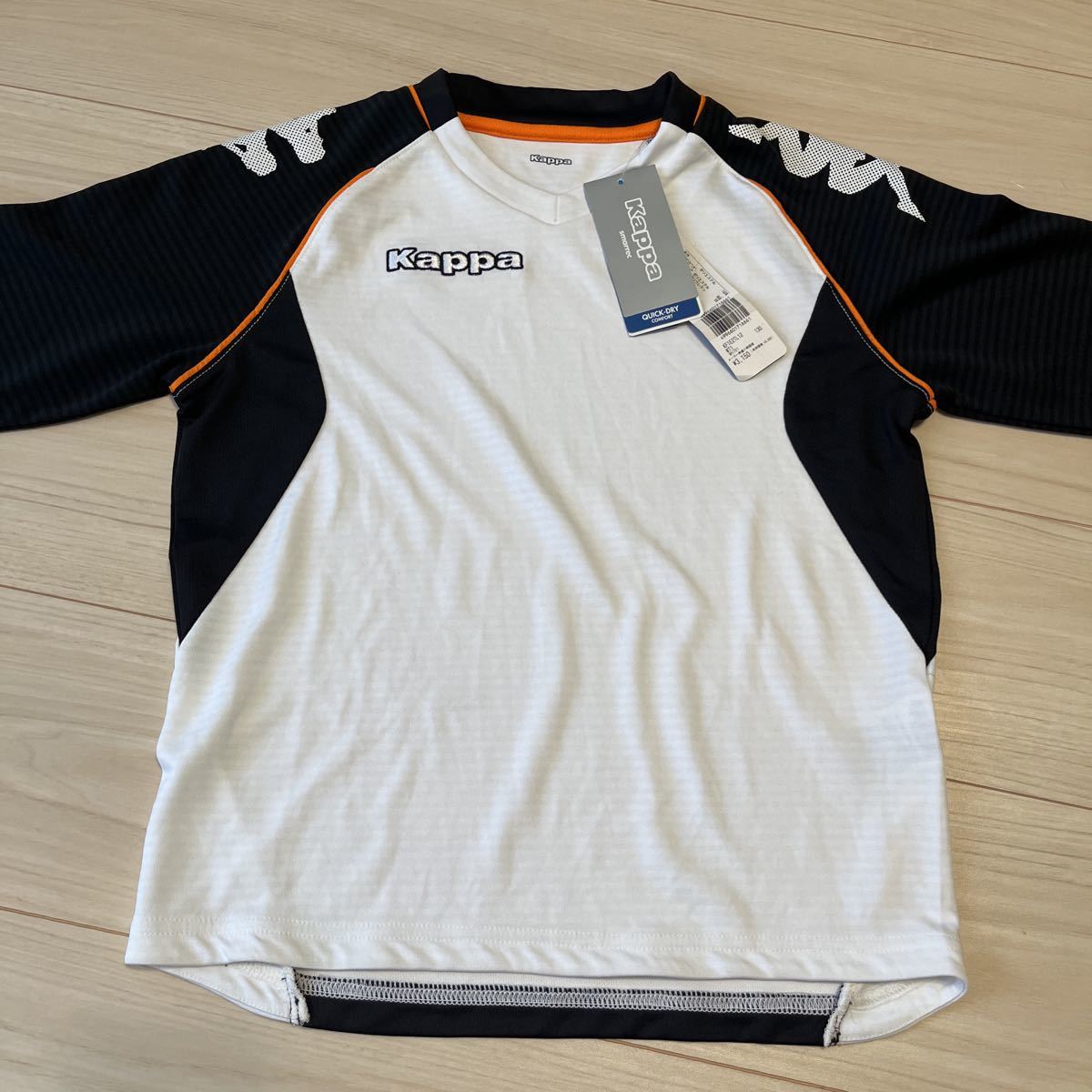 未使用品 130cm カッパ Kappa トレーニングシャツ プラシャツ ジュニア