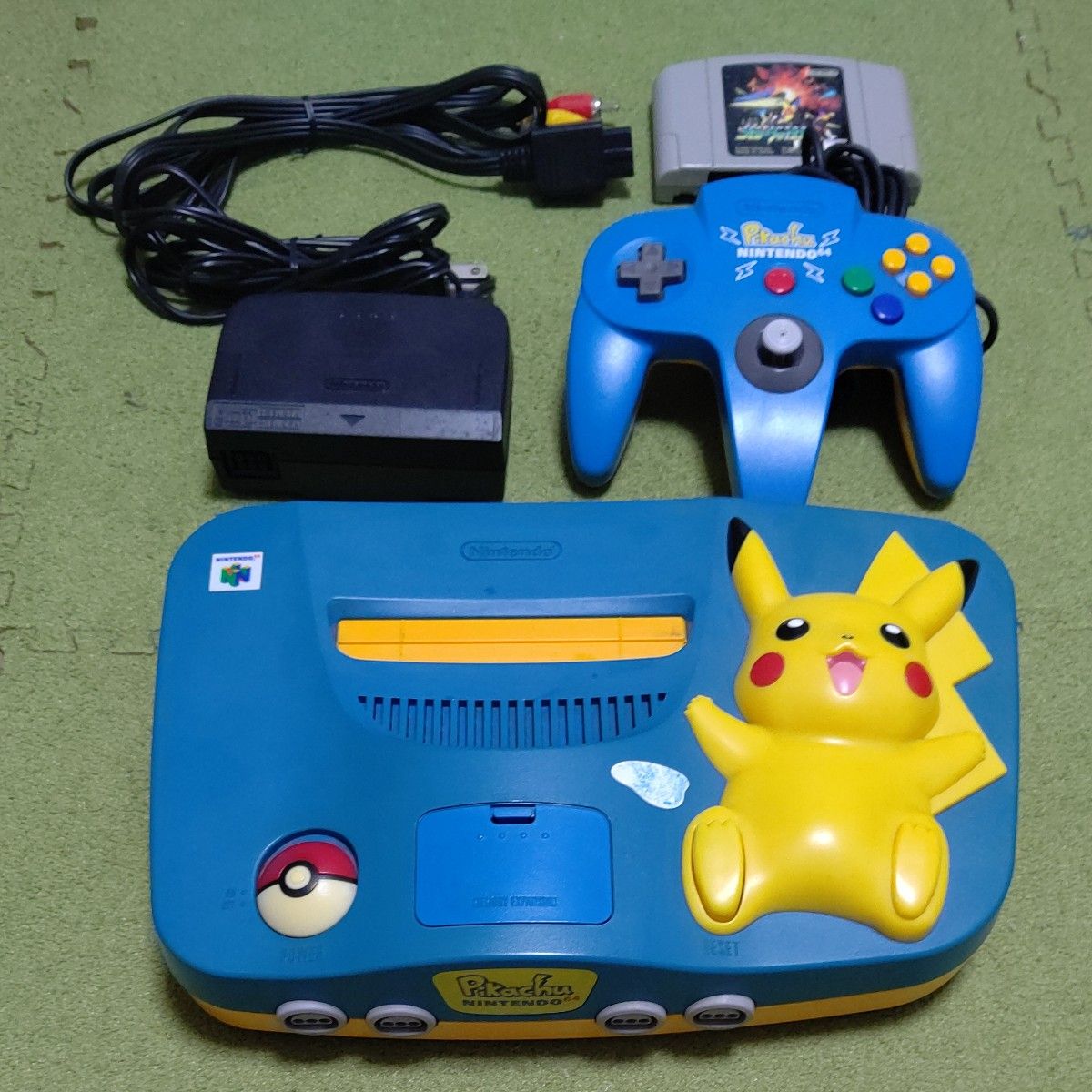 まとめ買いでお得 【動作確認済】NINTENDO 64 ピカチュウ ブルー 家庭