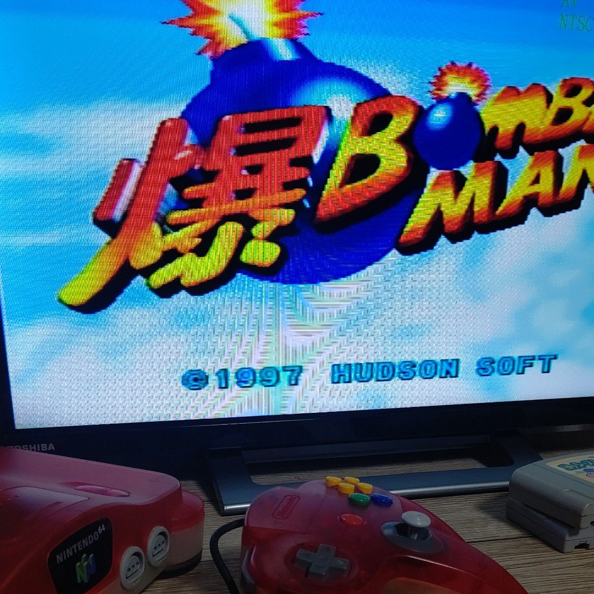 動作確認済】ニンテンドー64 クリアレッド 本体 nintendo64 N64 説明