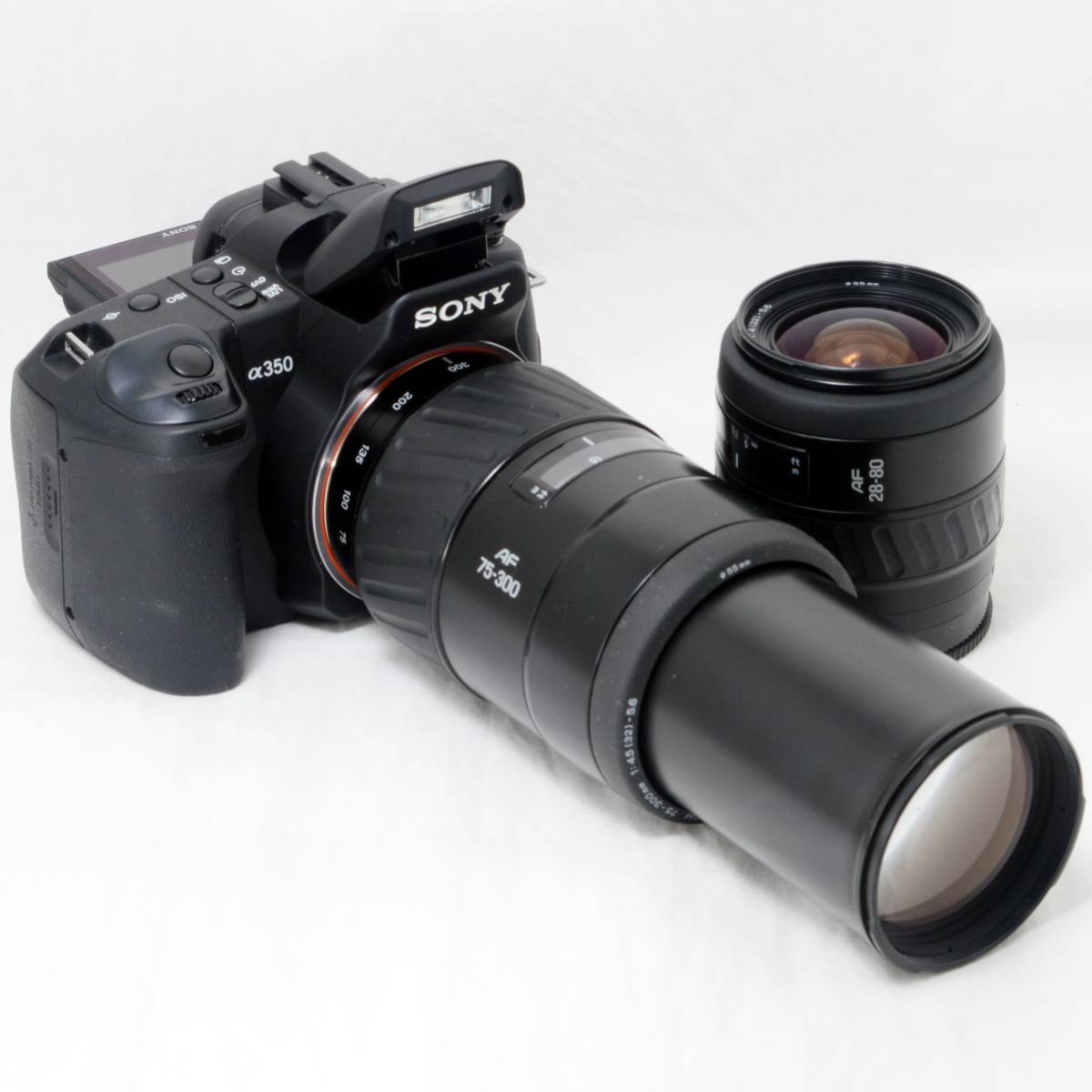 ☆可動式液晶&手振れ補正☆SONY ソニー α350 AF 28-80 75-300 超望遠