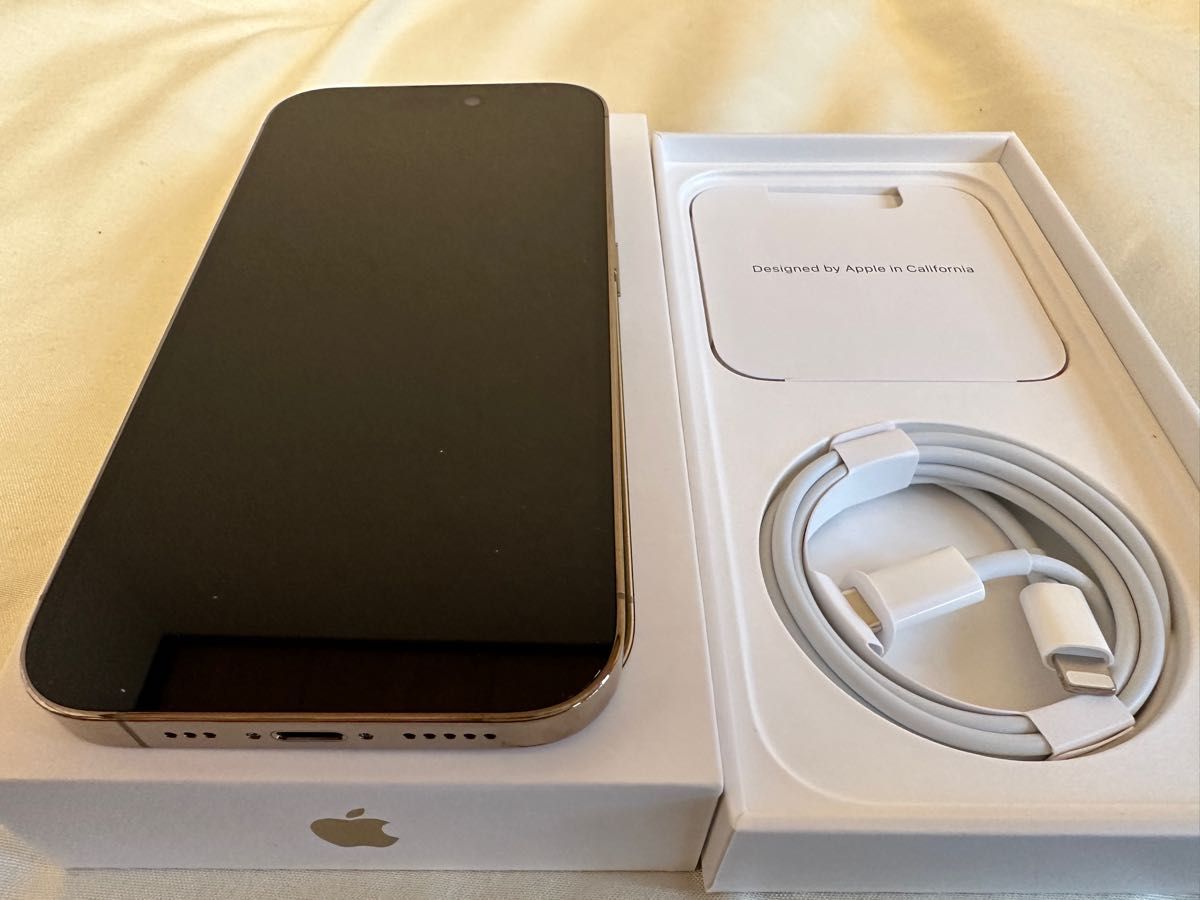 iPhone 14 Pro 128GB ゴールド 美品 国内版SIMフリー|Yahoo iPhone 14 Pro 128GB ゴールド 美品 国内版SIMフリー|Yahoo