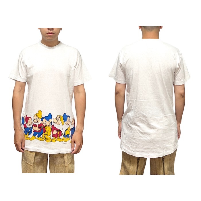 【1000円スタート】90s Walt Disney Company 7人の小人 Tシャツ vintage 古着 Seditionaries パンク_画像8