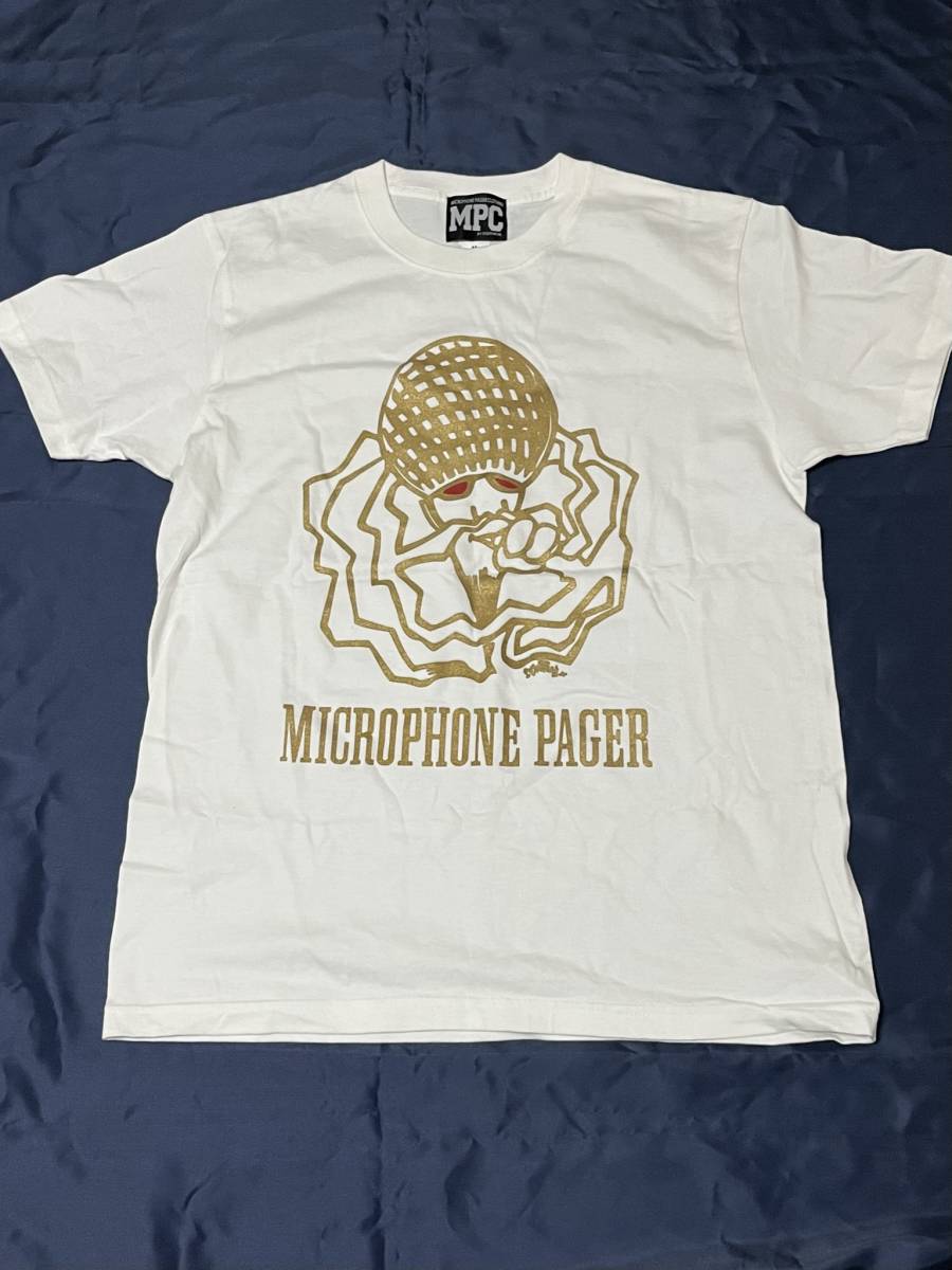 MICROPHONE PAGER Tシャツ 白　Mサイズ　未使用　MURO TWIGY マイクロフォンペイジャー_画像1