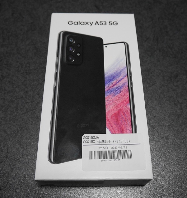 価格相談可! おまけ付新品未使用SIMフリーGalaxy A53 5G SCG15 awesome