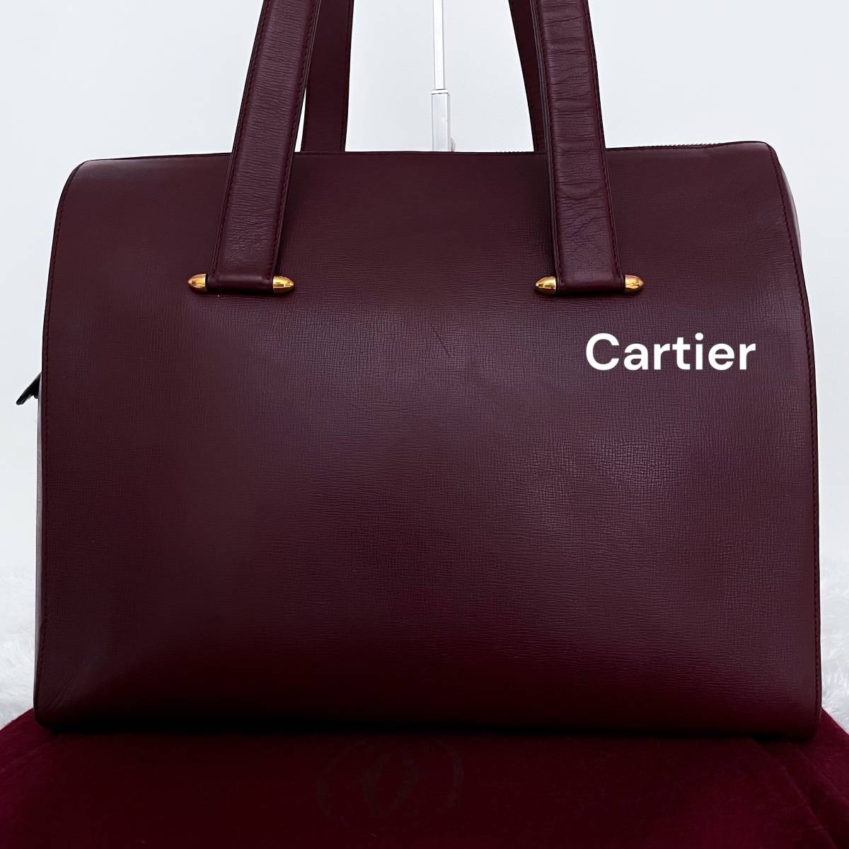 1円【極美品□入手困難品】Cartier カルティエ ビジネスバッグ
