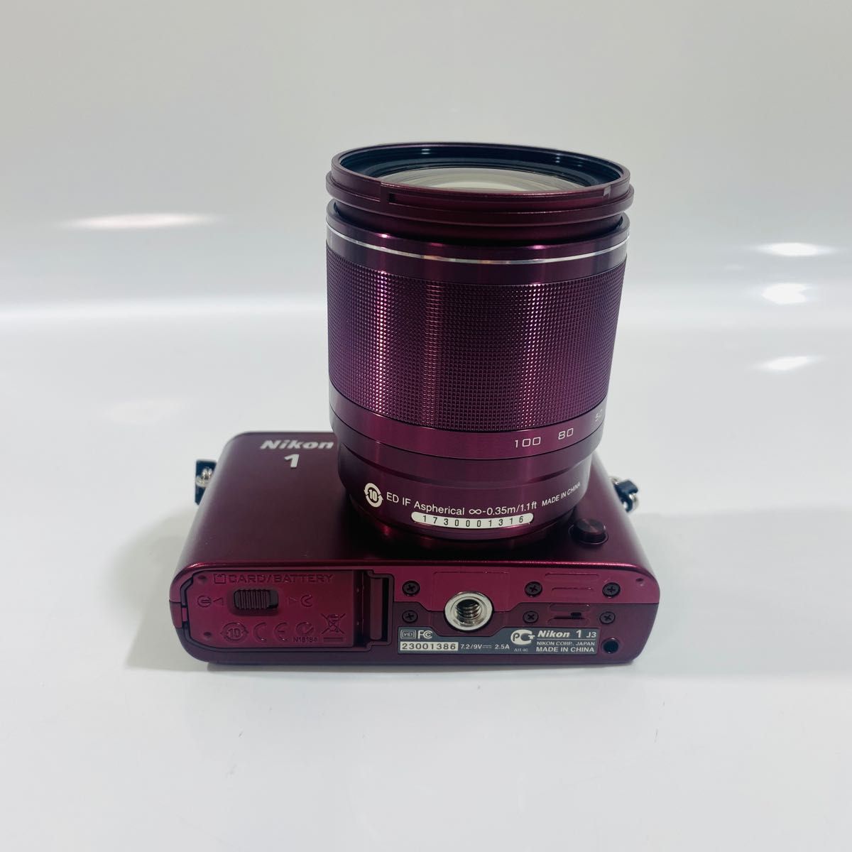 毎日の売上 【動作品】ニコン Nikon 1 J3 レッド レンズ 1 NIKKOR