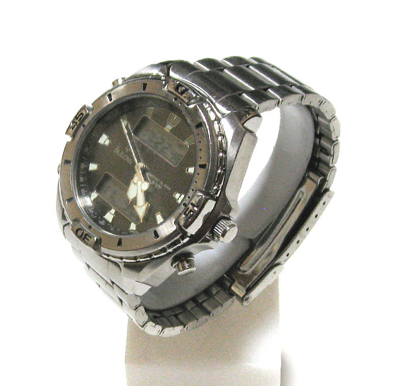 BULOVA（ブローバ）BVS204 デジアナ 腕時計 CHRONO ALARM 10ATM ■メンズ ウォッチ ■希少モデル アナログ×デジタル（アナデジ）