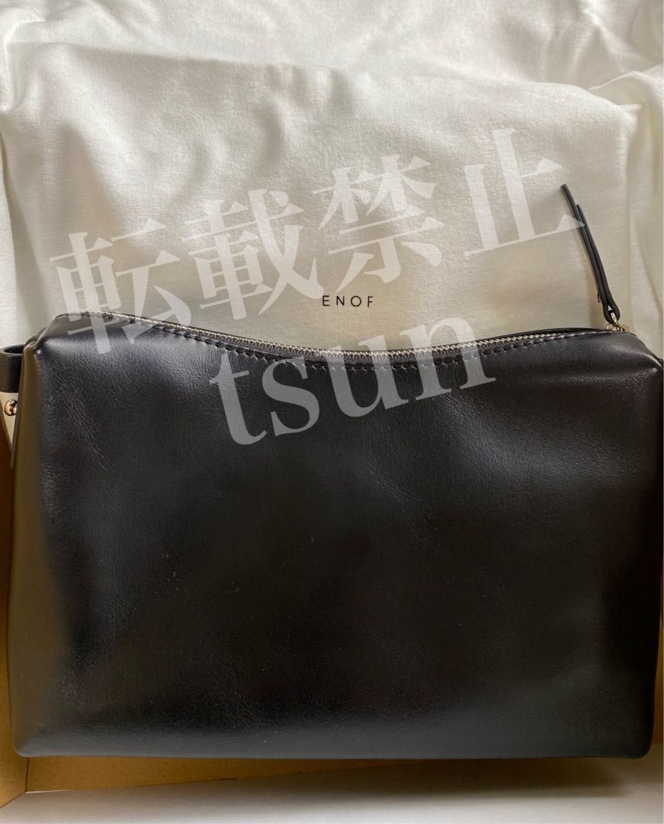 ENOF イナフ leather mini bag レザーミニバッグ ブラック-