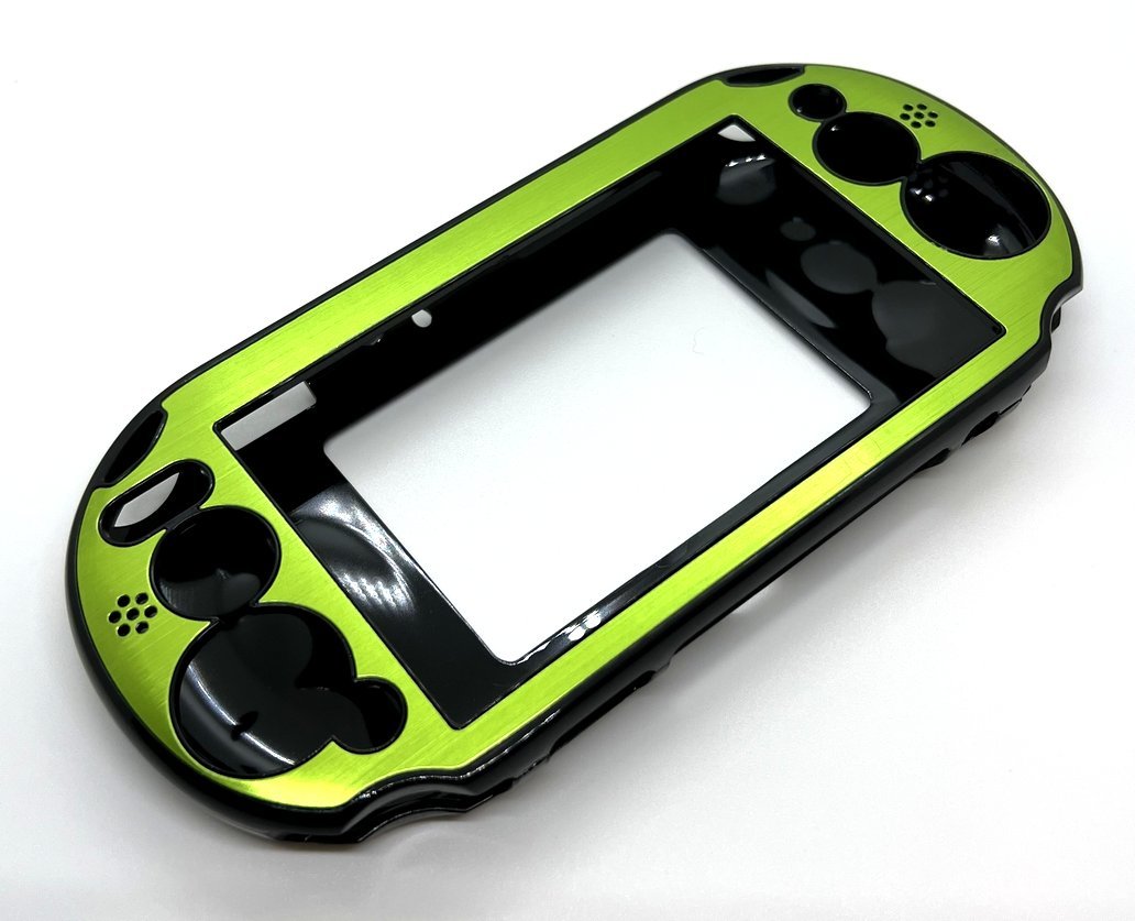 PS Vita2000(PCH-2000) exclusive use aluminium plate case ( green )