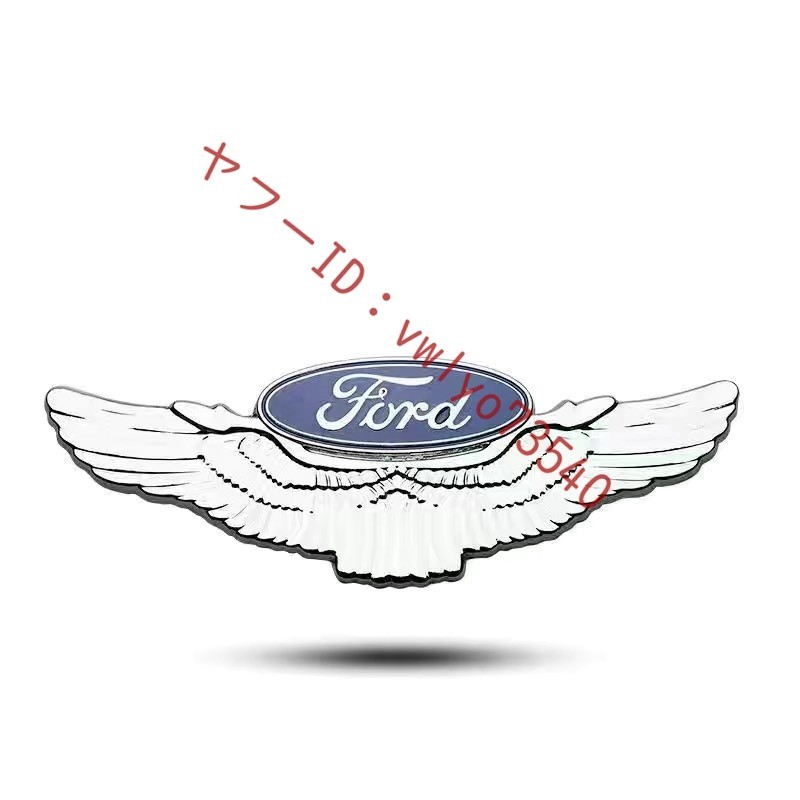  Ford FORD эмблема стикер значок стикер . эмблема металлический машина Logo машина хвост боковая сторона автомобиль оборудование орнамент крыло type plate * серебряный 