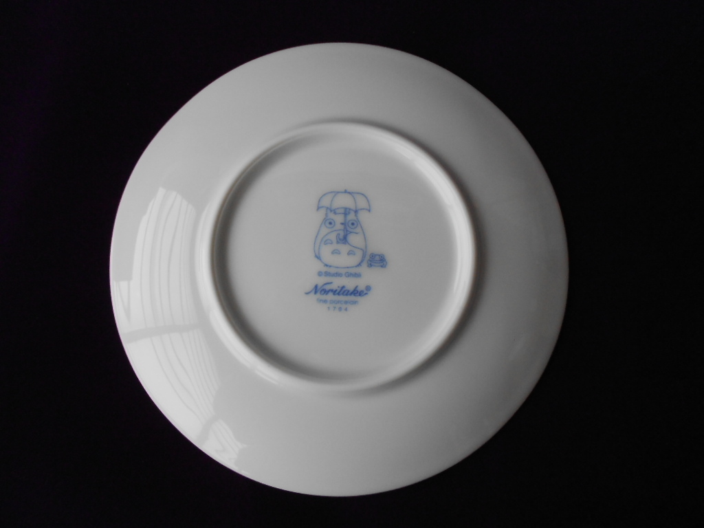  Noritake! * Tonari no Totoro vegetable series 15.5cm plate ( eggplant )* new goods platter pot character cake plate gift 