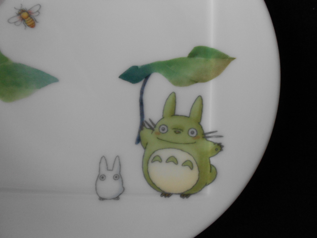  Noritake! * Tonari no Totoro vegetable series 15.5cm plate ( eggplant )* new goods platter pot character cake plate gift 
