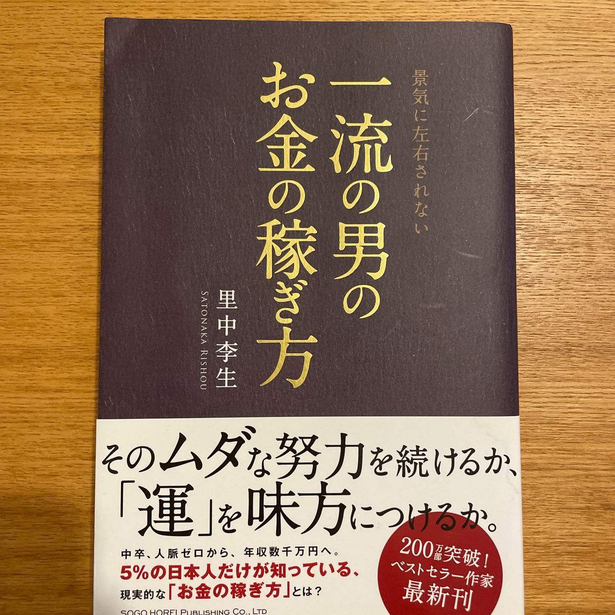 景気に左右されない　一流の男のお金の稼ぎ方　里中李生