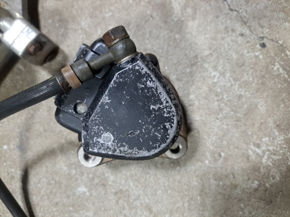 スズキ GS750 フロント キャリパー マスターシリンダー オーバーホールベース フロントブレーキ 當(dāng)時(shí)物 外裝 キジマ ヨシムラ キャブ