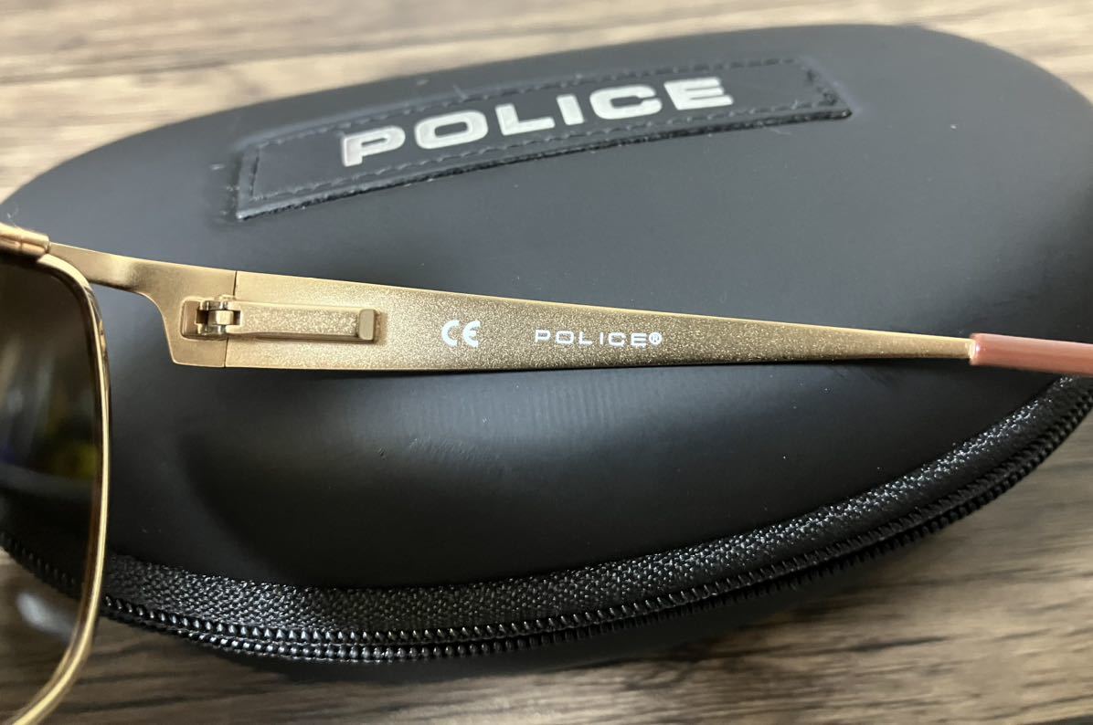 POLICEサングラス。鼻パット新品に交換しました。