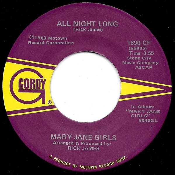 Mary Jane Girls All Night Long 45_画像1
