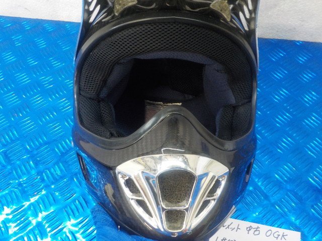 ヘルメット屋！D256●○（95）バイクヘルメット　中古　OGK　FF-M　Lサイズ　59～60㎝　PSCマーク付き　5-6/19（こ）★_画像8