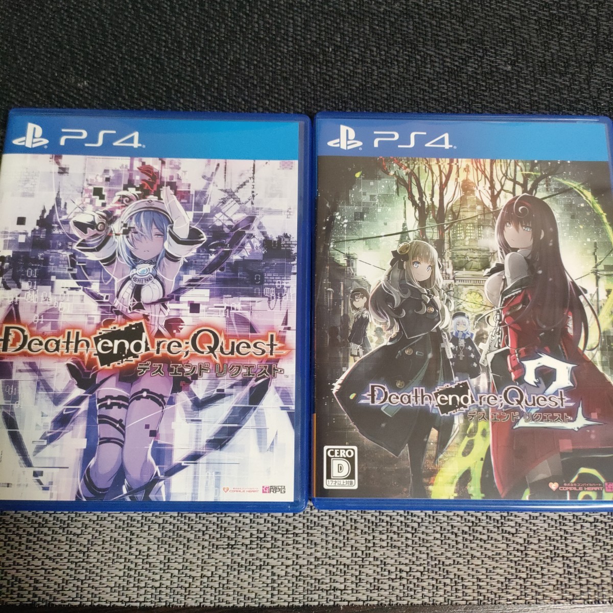PS4】 Death end re Quest デスエンドリクエスト 2作品セット PS4】 Death end re Quest デスエンドリクエスト 2作品セット