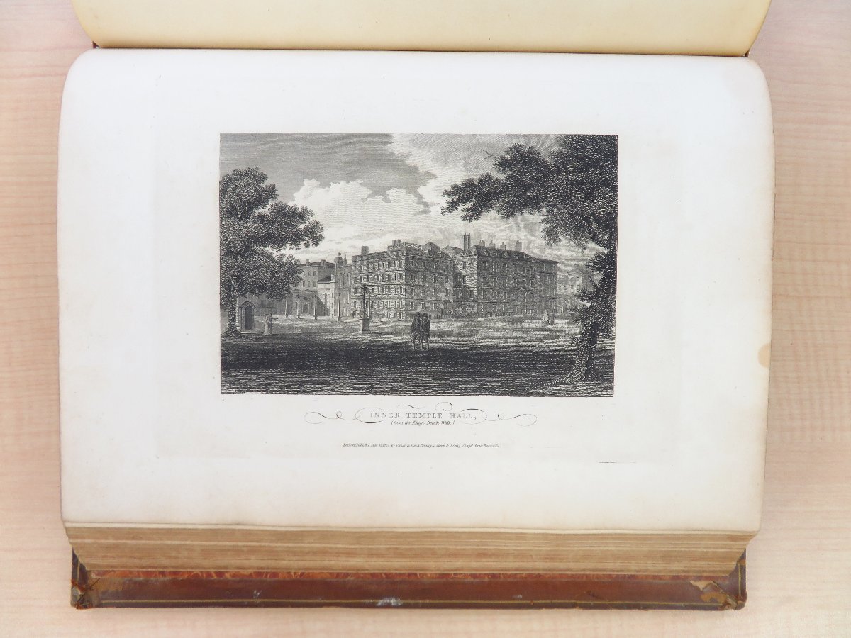 英国貴族Towneley家旧蔵書 William HERBERT『Antiquities of the Inns of Court and Chancery』1804年ロンドン刊 イギリス法曹院 大法官府_画像6