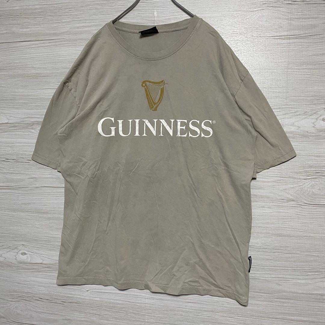 【入手困難】Guinness ギネスビール　Tシャツ　2XLサイズ　バックプリント　企業　会社　一点物 ゆったり　レア　半袖　海外　輸入