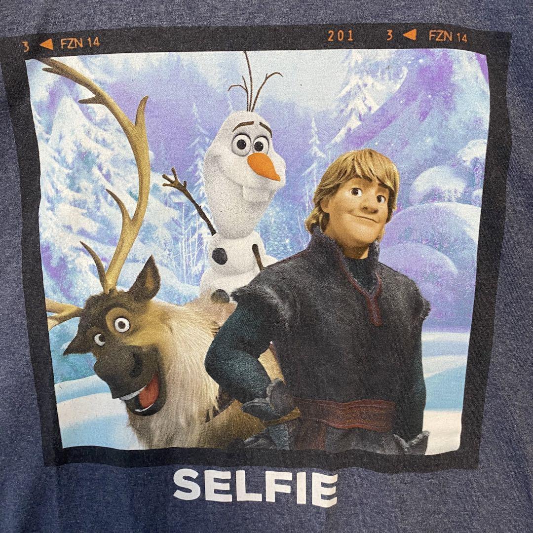 【入手困難】Disney ディズニー　アナと雪の女王　Tシャツ　Lサイズ　半袖　海外　一点物　キャラクター　ゆったり　ディズニーランド_画像5