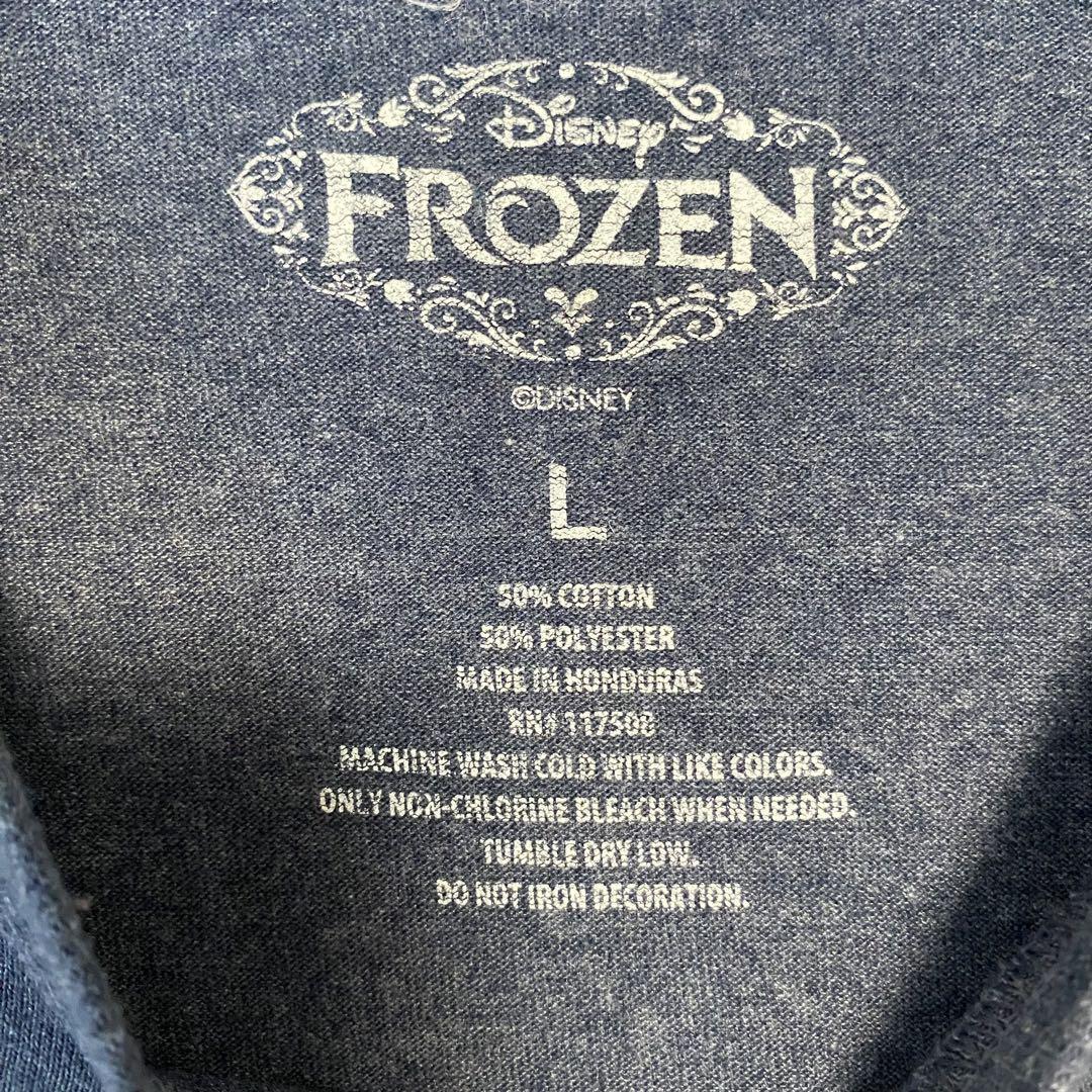 【入手困難】Disney ディズニー　アナと雪の女王　Tシャツ　Lサイズ　半袖　海外　一点物　キャラクター　ゆったり　ディズニーランド_画像6