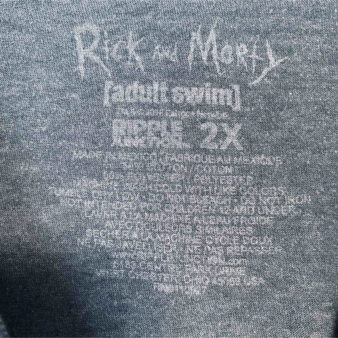【入手困難】 RICK AND MORTY リックアンドモーティ Tシャツ 2XLサイズ キャラクター ゆったり オーバーサイズ 一点物 レア 半袖