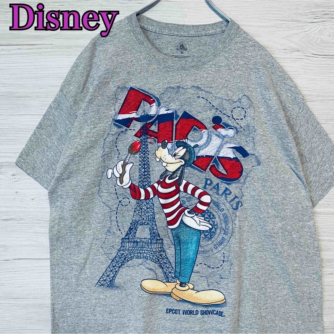 【入手困難】Disney ディズニー グーフィー Tシャツ 半袖 海外 一点物 キャラクター ゆったり オーバーサイズ ディズニーランド