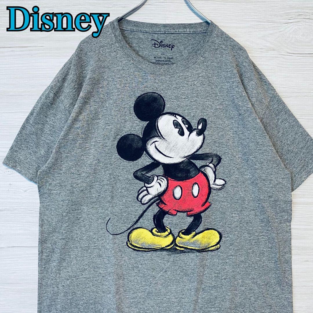 【入手困難】 Disney ディズニー　ミッキー　Tシャツ　XLサイズ　半袖　海外輸入　一点物　キャラクター　ゆったり　ディズニーランド_画像1