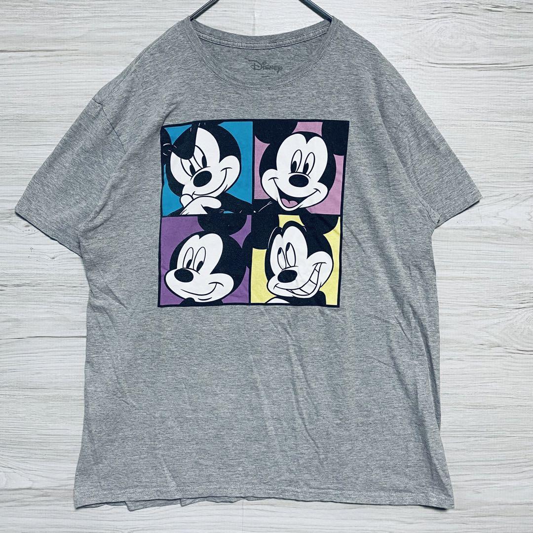 【入手困難】Disney ディズニー　ミッキー　Tシャツ　XLサイズ 海外　一点物　キャラクター　ゆったり　オーバーサイズ　ディズニーランド